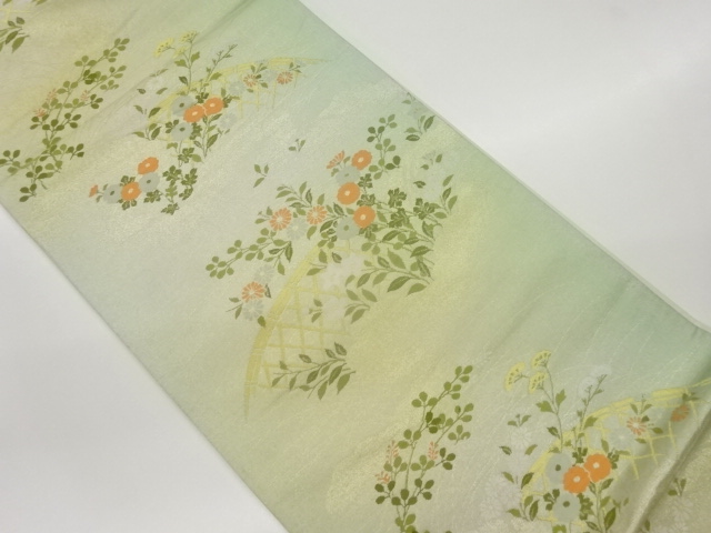 JAPANESE FUKURO OBI / WOVEN KIKU